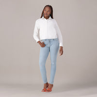 Levi's® Women's Curvy High-Rise Super Skinny - Med Indigo - Worn In