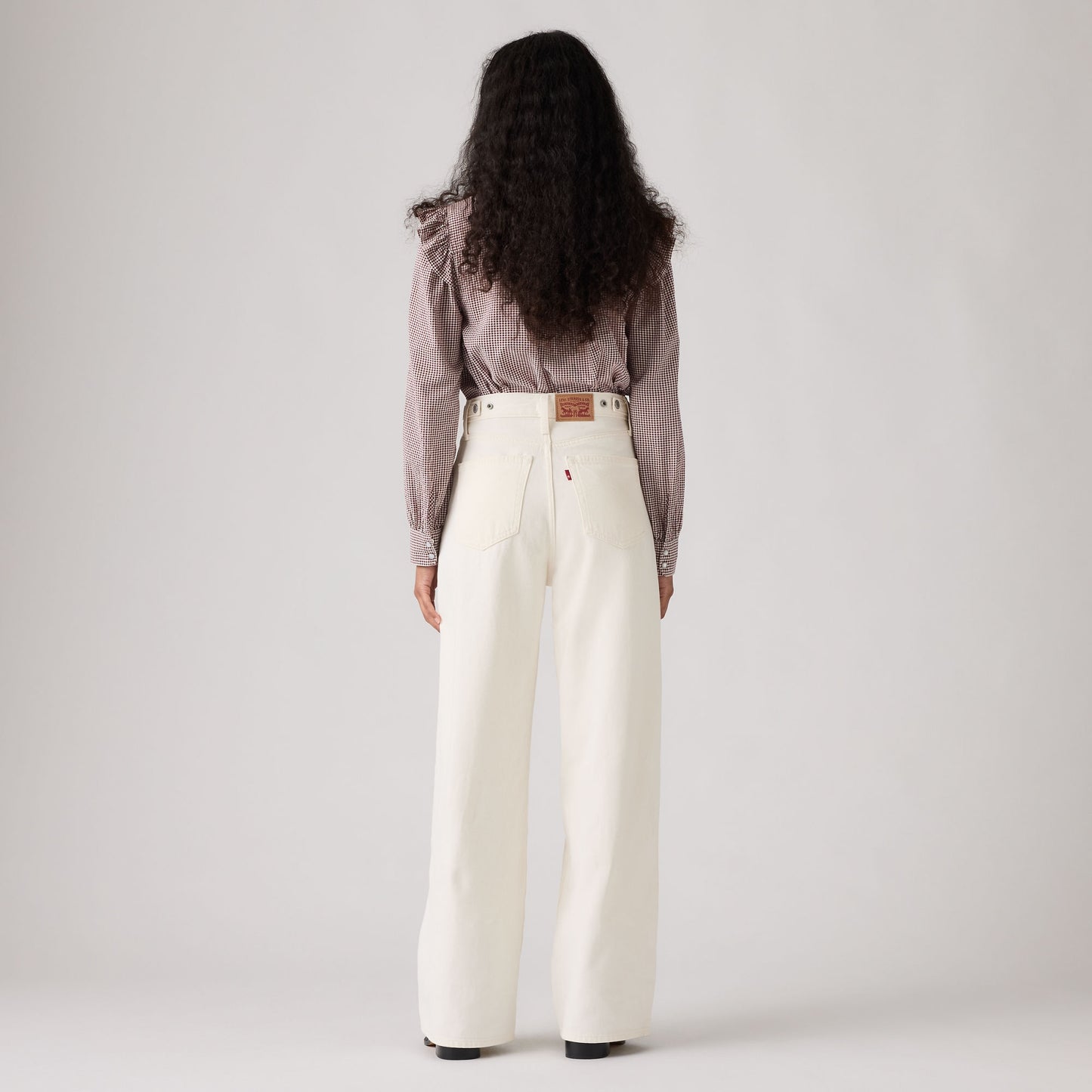 LEVI'S® WOMEN'S CINCH BAGGY JEANS - WHITE