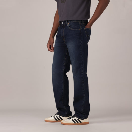 LEVI'S® MEN'S 555™ RELAXED STRAIGHT JEANS
 - DARK INDIGO - WORN IN