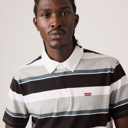 LEVI'S® MEN'S CLASSIC SHORT-SLEEVE RUGBY SHIRT - MULTI-COLOR
