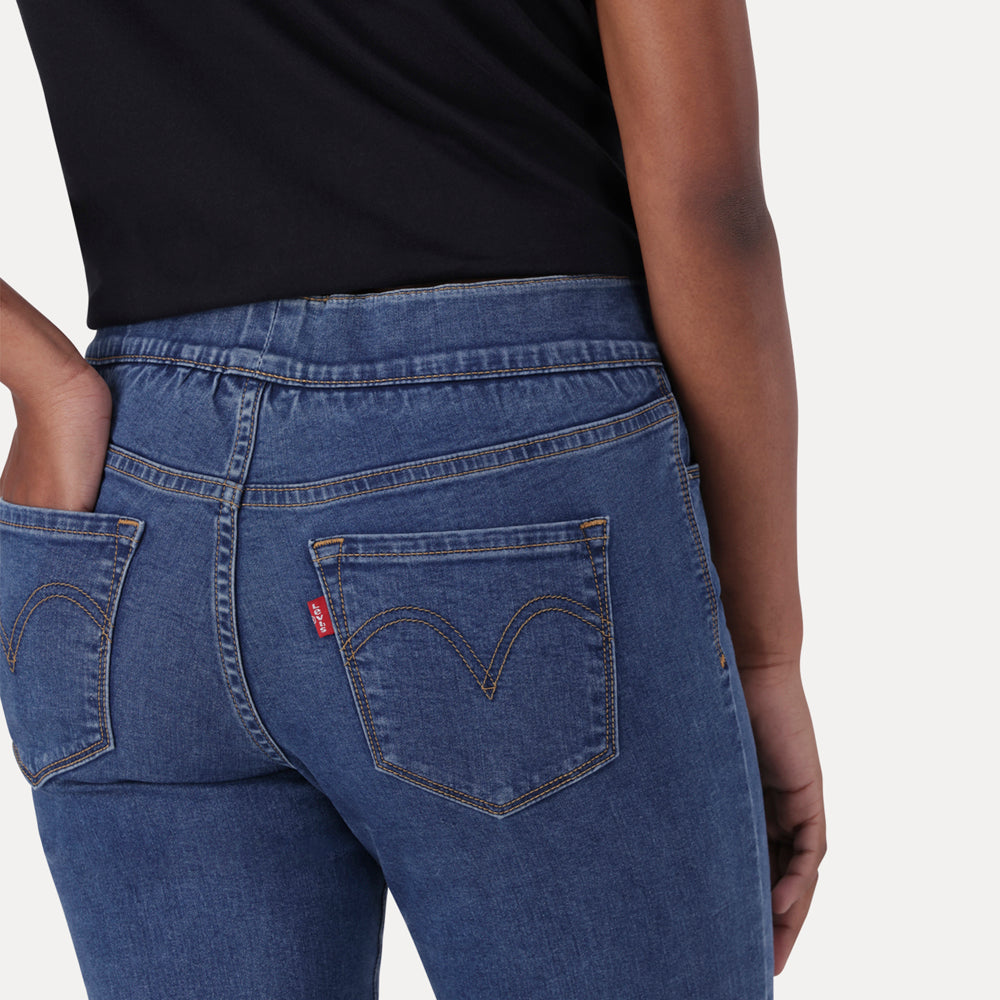 LEVI'S® WOMEN'S JEGGINGS - MED INDIGO - FLAT FINISH