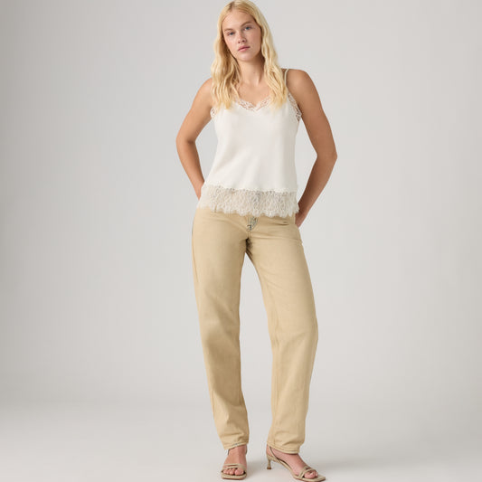 LEVI'S® WOMEN'S LOW STRAIGHT JEANS - MED INDIGO - WORN IN