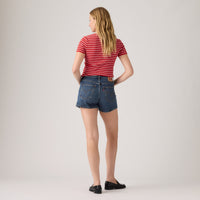 LEVI'S® WOMEN'S 501® CURVE SHORTS - DARK INDIGO  WORN IN