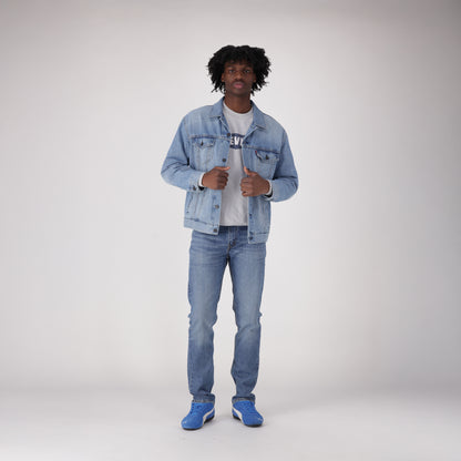 LEVI'S® MEN'S 511™ SLIM JEANS - MED INDIGO - WORN IN