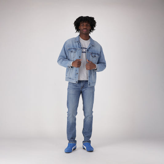 LEVI'S® MEN'S 511™ SLIM JEANS - MED INDIGO - WORN IN