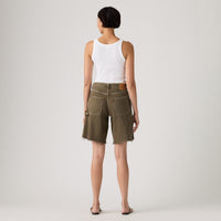LEVI'S® WOMEN'S BAGGY DAD UTILITY SHORTS - BROWN