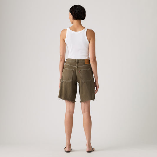 LEVI'S® WOMEN'S BAGGY DAD UTILITY SHORTS - BROWN