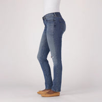 LEVI'S®CURVY STRAIGHT ZA - MED INDIGO - WORN IN