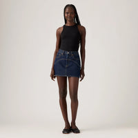 LEVI'S® WOMEN'S WESTERN ICON SKIRT - DARK INDIGO FLAT FINISH