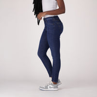 LEVI’S® WOMEN'S 721 HIGH-RISE SKINNY JEANS - DARK INDIGO WORN IN