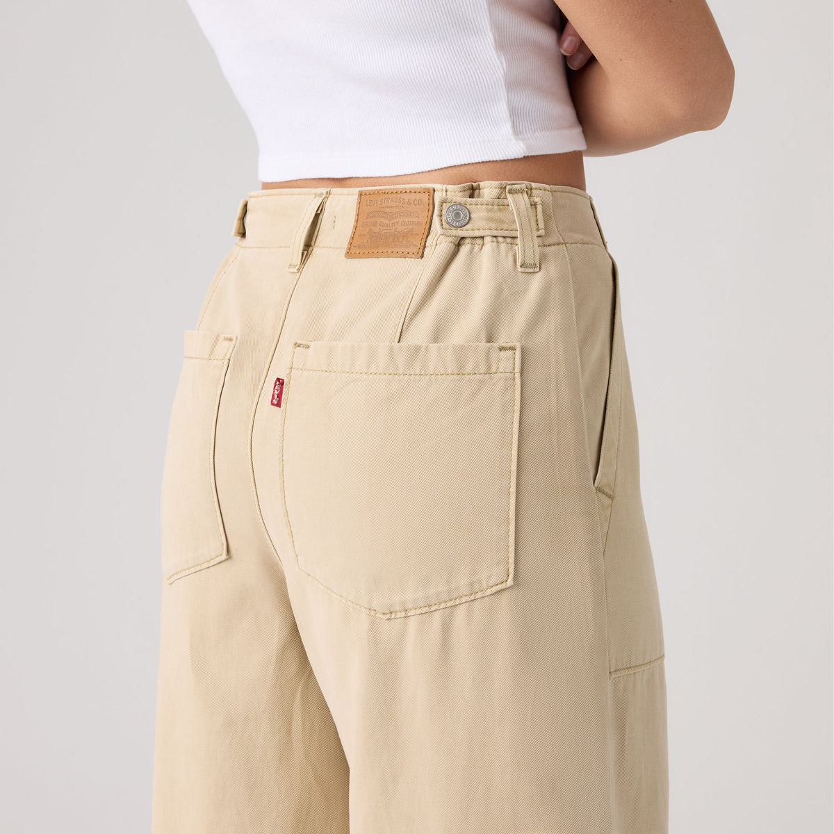 LEVI'S® WOMEN'S CINCH WIDE-LEG FATIGUE PANTS - GREEN