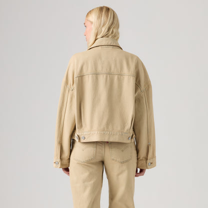 LEVI'S® WOMEN'S LOOSE CROP TRUCKER JACKET - NEUTRAL