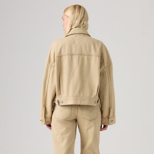 LEVI'S® WOMEN'S LOOSE CROP TRUCKER JACKET - NEUTRAL