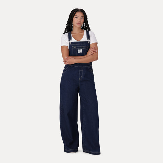 LEVI'S® WOMEN'S XL OVERALLS - DARK INDIGO - FLAT FINISH