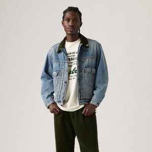 LEVI'S® X BARBOUR TYPE II TRUCKER JACKET - LIGHT WASH