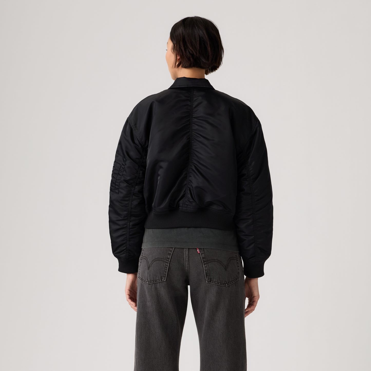 LEVI'S® WOMEN'S BOWIE CROPPED BOMBER JACKET - MULTI COLOUR
