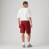 LEVI'S® ENGLAND FOOTBALL 478 BAGGY SHORTS - LIGHT INDIGO - WORN IN