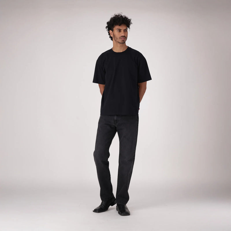 LEVI'S® MEN'S CROPPED BOXY TEE - BLACK