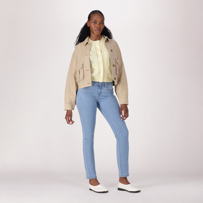 LEVI'S® WOMEN'S CURVY STRAIGHT  - MED INDIGO - WORN IN