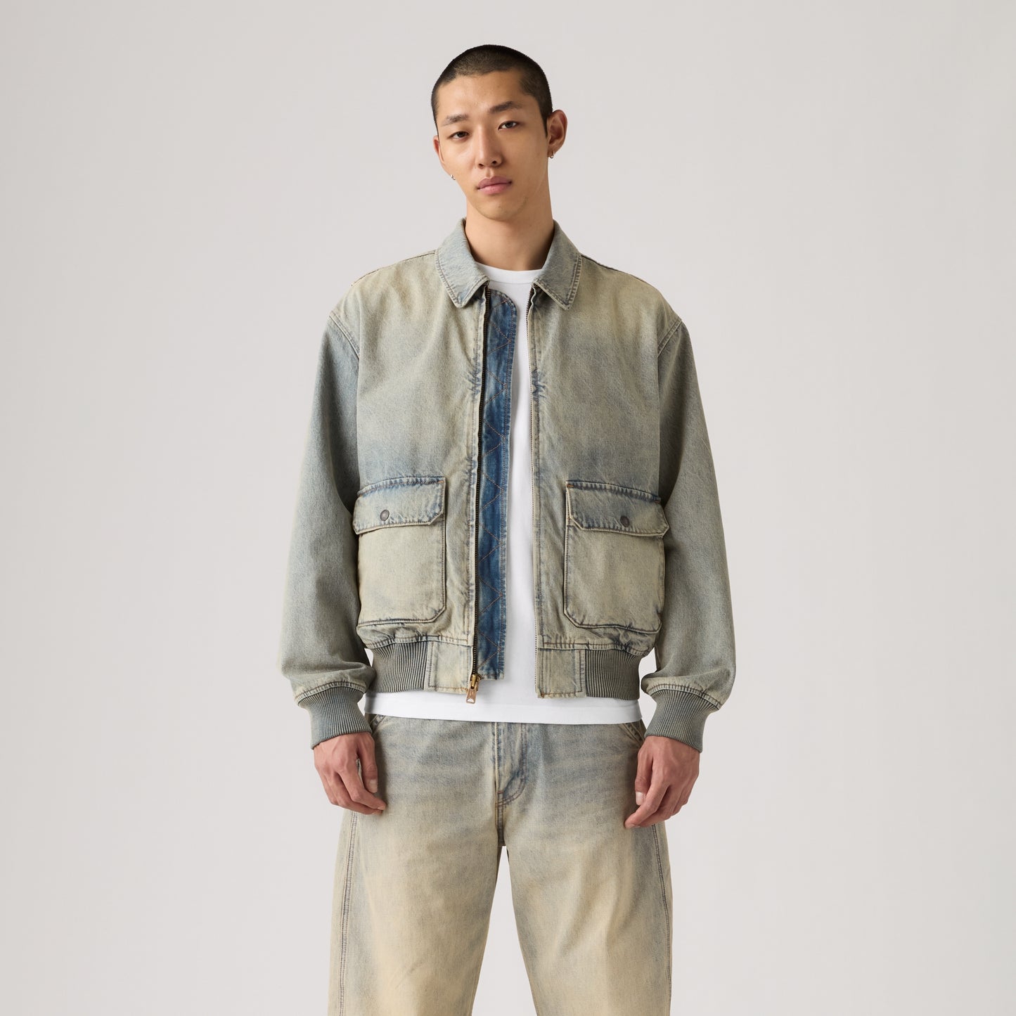 LEVI'S® MEN'S CORTLAND JACKET - MED INDIGO - WORN IN