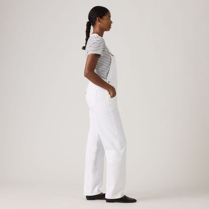 LEVI'S® WOMEN'S VINTAGE DENIM OVERALLS - WHITE