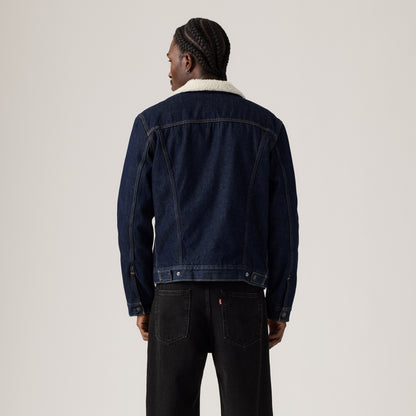 LEVI'S® MEN'S TYPE III SHERPA TRUCKER JACKET - BLUE