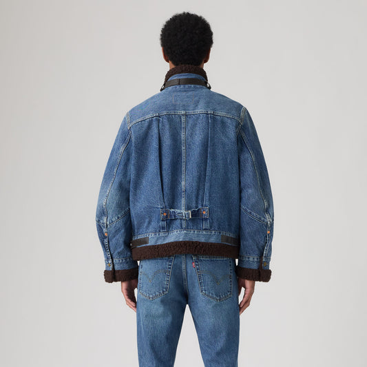 LEVI’S® X SACAI MEN'S SHERPA JACKET - VINTAGE BLUE