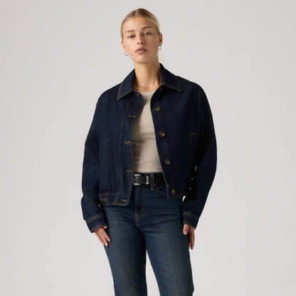 LEVI'S® WOMEN'S CHARLI WESTERN UTILITY JACKET - BLUES