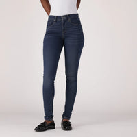 LEVI'S® WOMEN'S CURVY HIGH-RISE SUPER SKINNY - DARK INDIGO - WORN IN