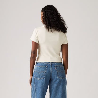 LEVI'S® WOMEN'S GRAPHIC ESSENTIAL SPORTY TEE - WHITE