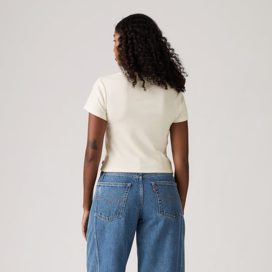 LEVI'S® WOMEN'S GRAPHIC ESSENTIAL SPORTY TEE - WHITE