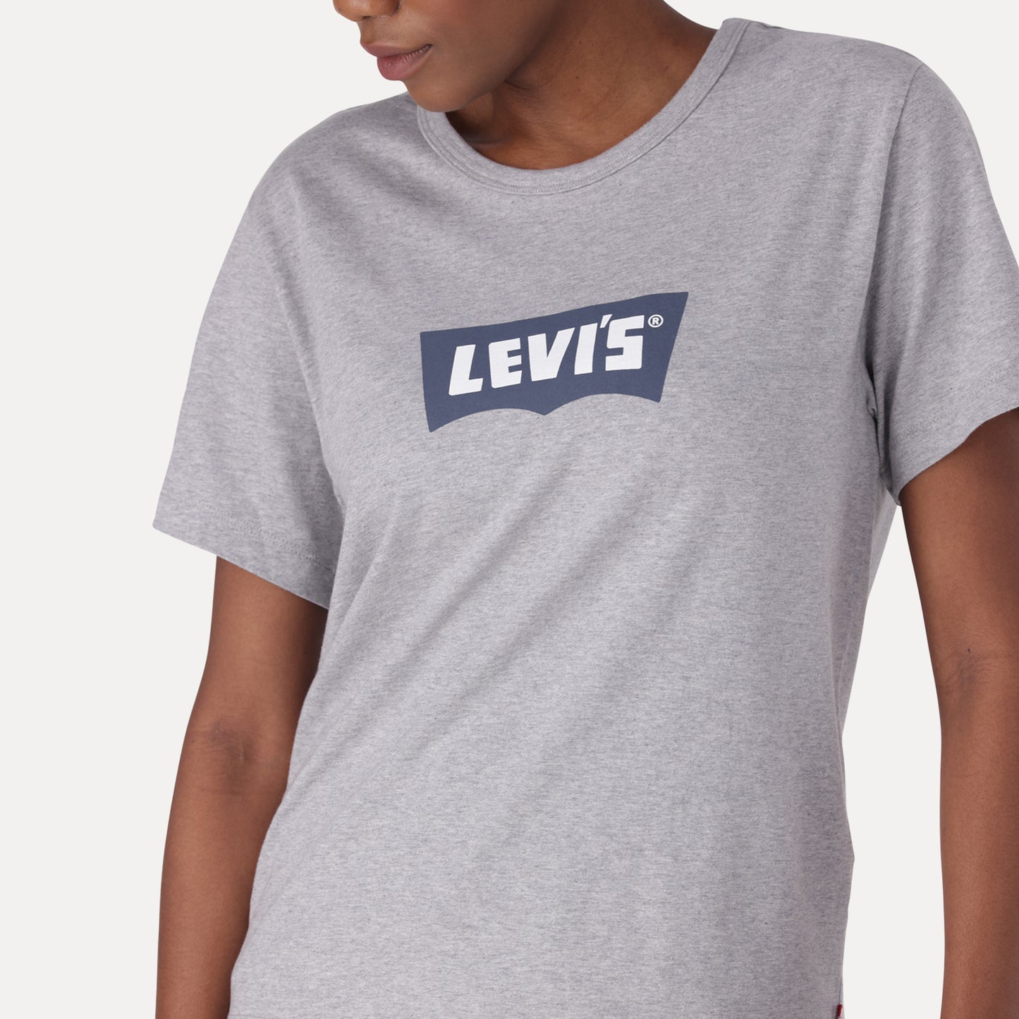 LEVI'S® WOMEN'S GRAPHIC ICONIC TEE - GREY