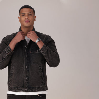 LEVI'S® MEN'S WALNUT SPRINGS TRUCKER JACKET - BROWN