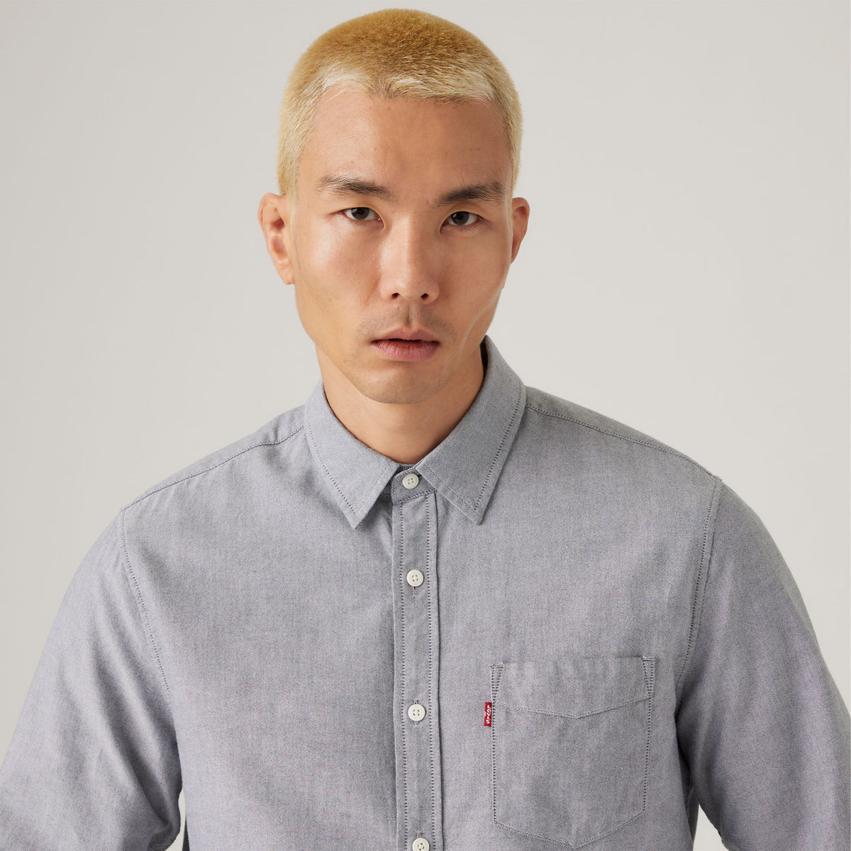 LEVI'S® MEN'S CLASSIC POCKET STANDARD FIT SHIRT - BLACK