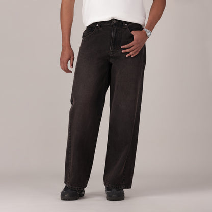 LEVI'S® MEN'S TWISTED BAGGY WIDE-LEG  JEANS - BLACK