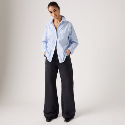 LEVI'S® WOMEN'S LOOSE BOOT JEANS - MED INDIGO - WORN IN