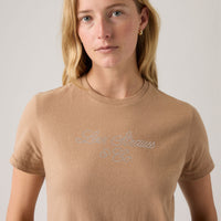 LEVI'S® WOMEN'S GRAPHIC CLASSIC TEE - BROWN