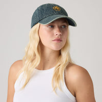 LEVI'S® WOMEN'S VARSITY BASEBALL CAP - DARK INDIGO - WORN IN