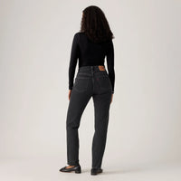 LEVI'S® WOMEN'S 501® CURVE JEANS - BLACK - WORN IN