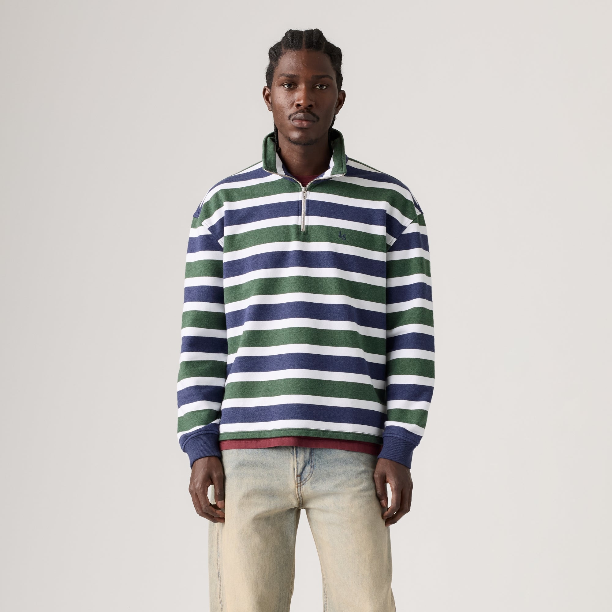 LEVI'S® MEN'S CAMERON QUARTER-ZIP - MULTI-COLOR
