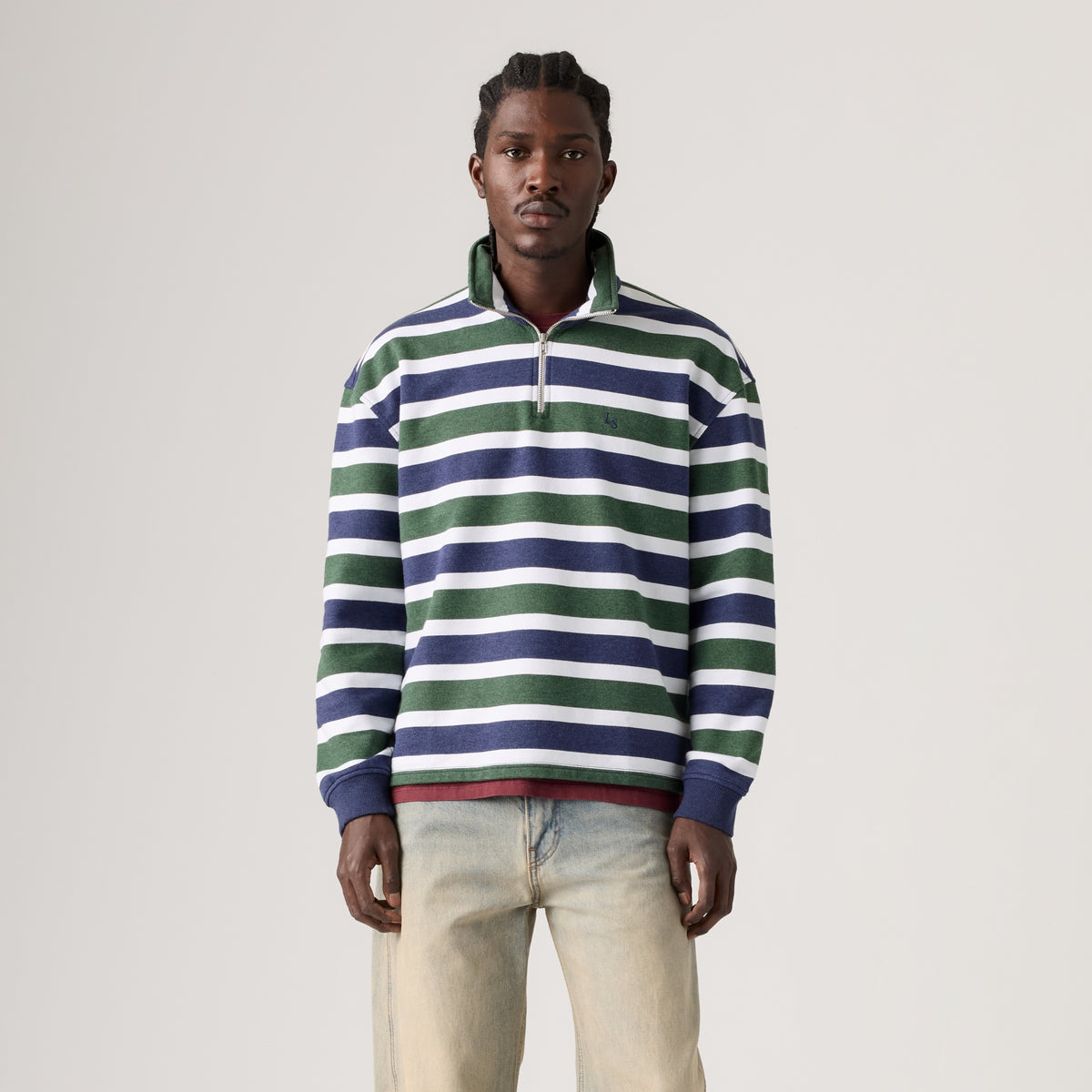 LEVI'S® MEN'S CAMERON QUARTER-ZIP - MULTI-COLOR