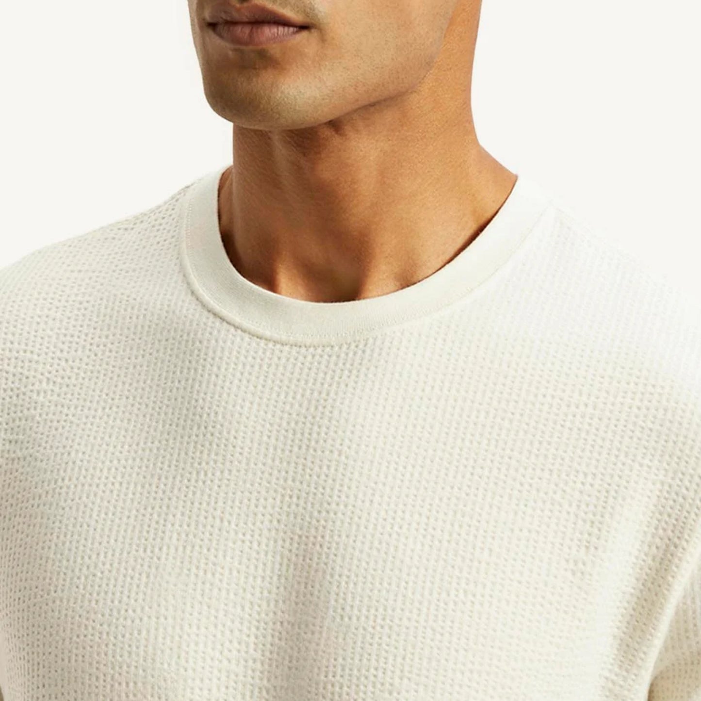 LEVI'S® MEN'S SOLID REGULAR FIT T-SHIRT  - NEUTRAL