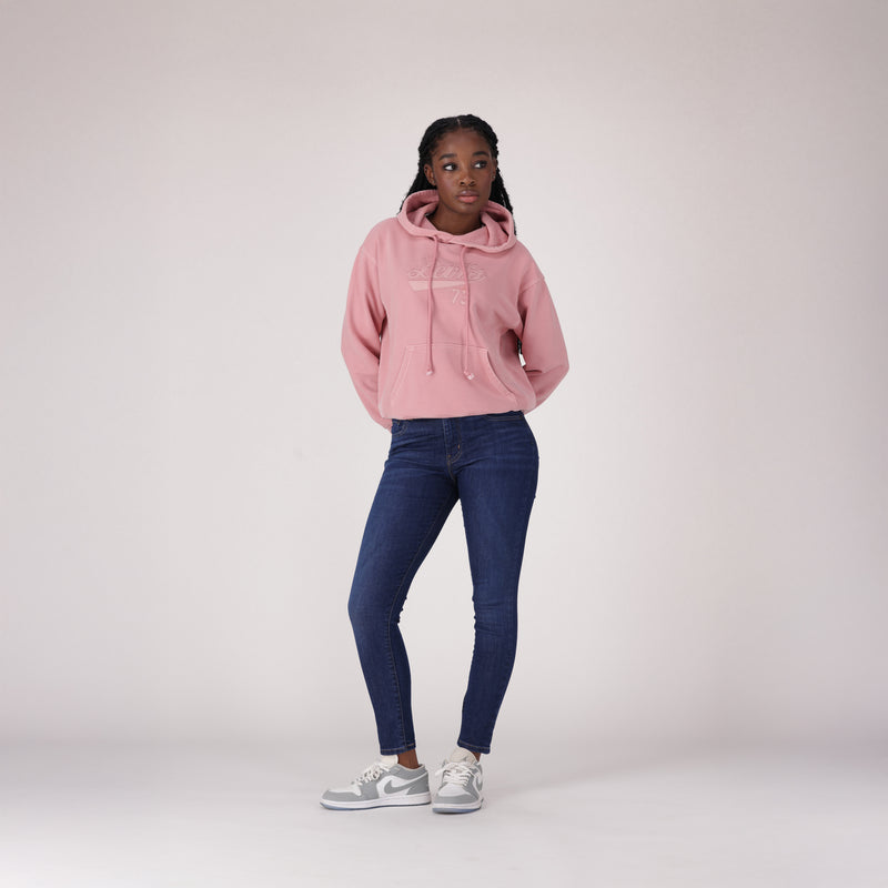 LEVI’S® WOMEN'S 721 HIGH-RISE SKINNY JEANS - DARK INDIGO WORN IN