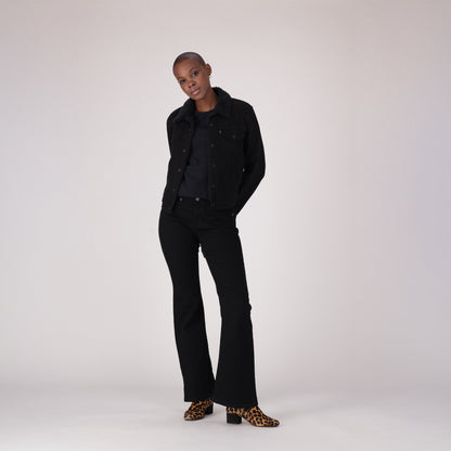 LEVI'S® WOMEN'S CURVY FLARE  - BLACK