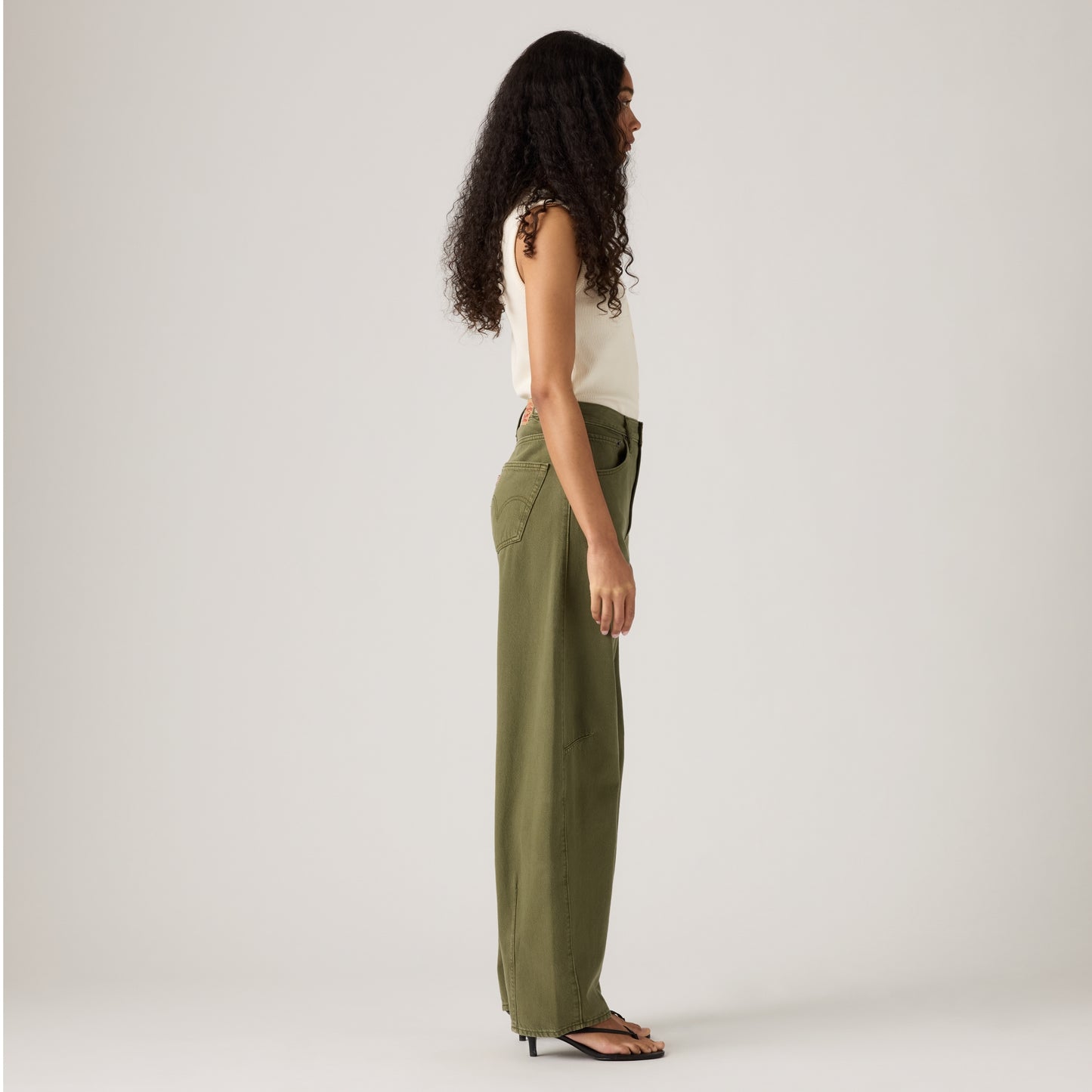 LEVI'S® WOMEN'S CINCH BARREL JEANS - GREEN
