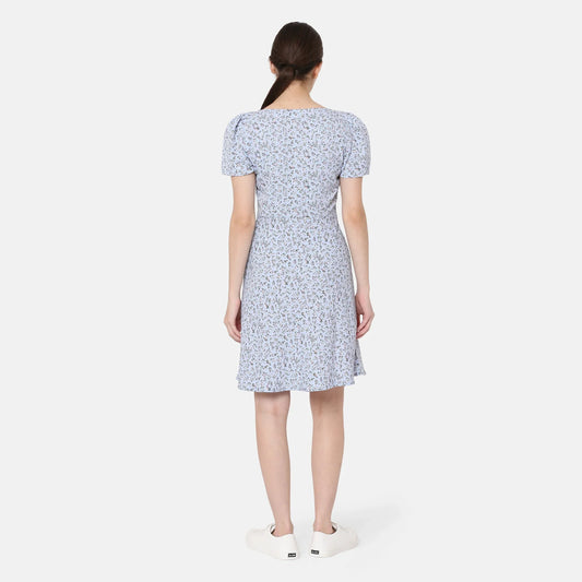 LEVI'S® WOMEN'S DELRAY SHORT-SLEEVE MINI DRESS - MULTI-COLOR