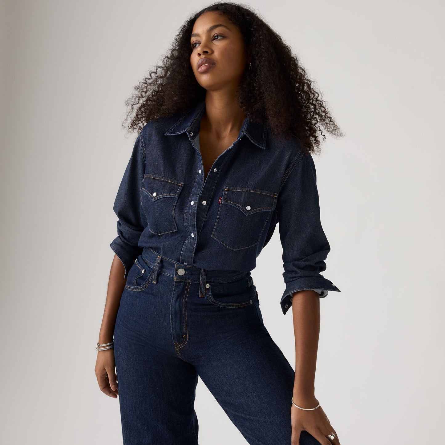 LEVI'S® WOMEN'S EVANS RELAXED WESTERN SHIRT - MULTI-COLOR