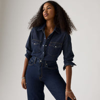 LEVI'S® WOMEN'S EVANS RELAXED WESTERN SHIRT - MULTI-COLOR
