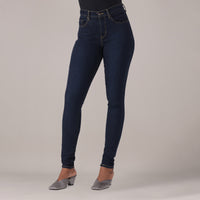 LEVI'S® WOMEN'S CURVY HIGH-RISE SUPER SKINNY  - DARK INDIGO - WORN IN