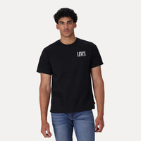 LEVI'S® MEN'S RELAXED FIT SHORT SLEEVE GRAPHIC T-SHIRT - BLACK